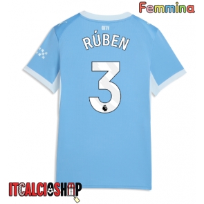 Manchester City Ruben Dias #3 Prima Maglia Femmina 2026-27 Manica Corta